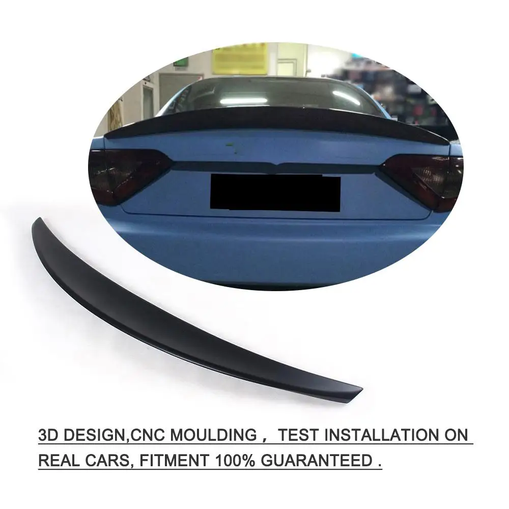 FRP Unpainted Black Primer Rear Trunk Lip Spoiler Wing for Maserati GranTurismo Coupe 2012 - 2014 | Автомобили и мотоциклы