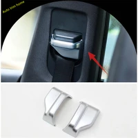 lapetus safety lock buckle base pedestal kit cover trim fit for mercedes benz gla x156 200 220 2015 2019 abs auto accessories