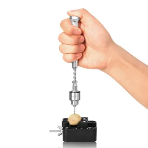 Полуавтоматическая ручная дрель, мини спиральный ручной Зажимной патрон для микро-хобби, рукоделие, ювелирные изделия, гайки, бусины, деревянные модели, ручные инструменты