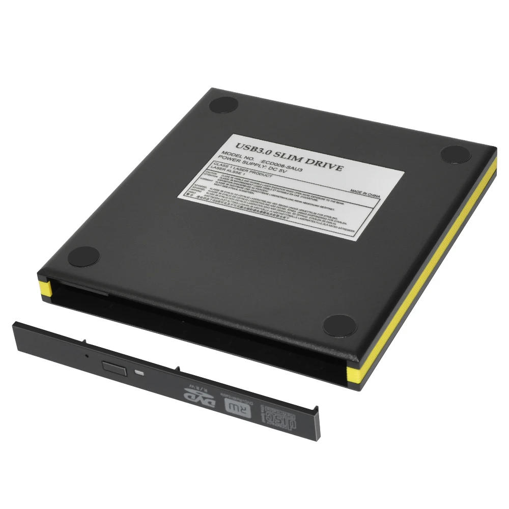 Супер тонкий внешний слот для DVD RW корпус USB 3 0 чехол 12 7 мм SATA оптического привода