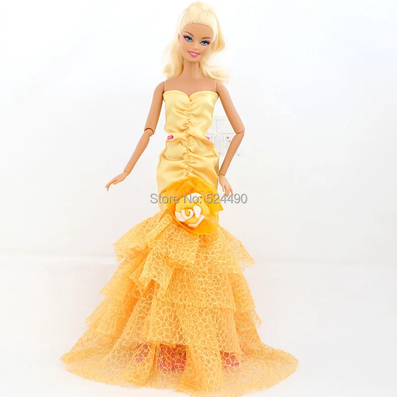 5 шт. высококачественные вечерние платья ручной работы наряд модное платье