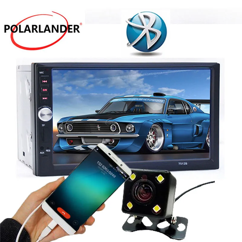 Автомагнитола 2 Din автомобильная аудиосистема MP5 магнитола с Bluetooth радио USB/TF/FM Aux