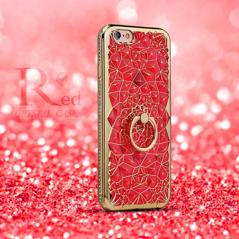 Роскошные 3D Хрустальные Алмазные цветы блестящие чехлы для телефонов iPhone 7 8 Plus