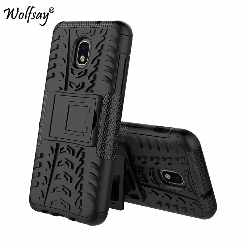 Чехол для Samsung Galaxy J3 2018 CaseTough Impact бронированный чехол телефона резиновые чехлы