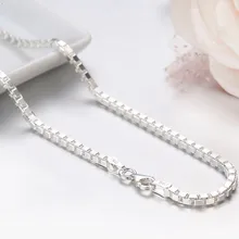 Ожерелье цепочка из серебра 925 пробы 35/40/45/50/55/60/80 см|collar necklace men|collar