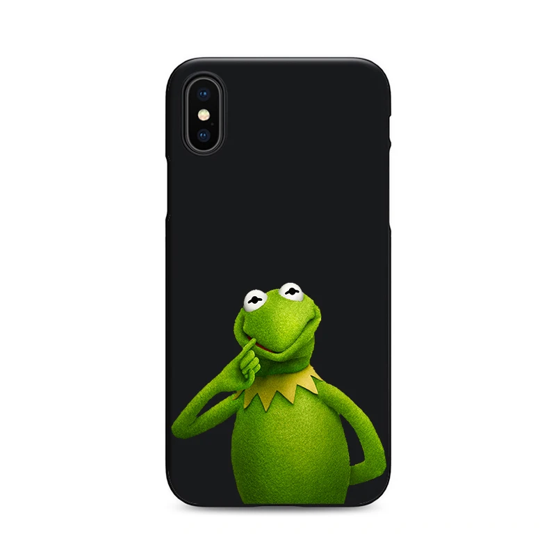 Черный чехол для телефона kermit с изображением лягушки для iPhone X, XR, XS, MAX, 6, 7, 8 plus, 5, 5S, 6s, se, для Apple 10, лучший дизайн, корпус - Цвет: 5441