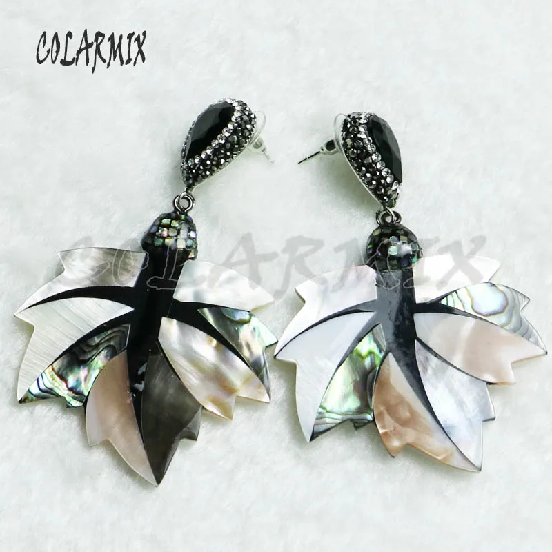 Оптовая продажа 3 пары серьги морские ушки натуральные сережки в виде ракушек