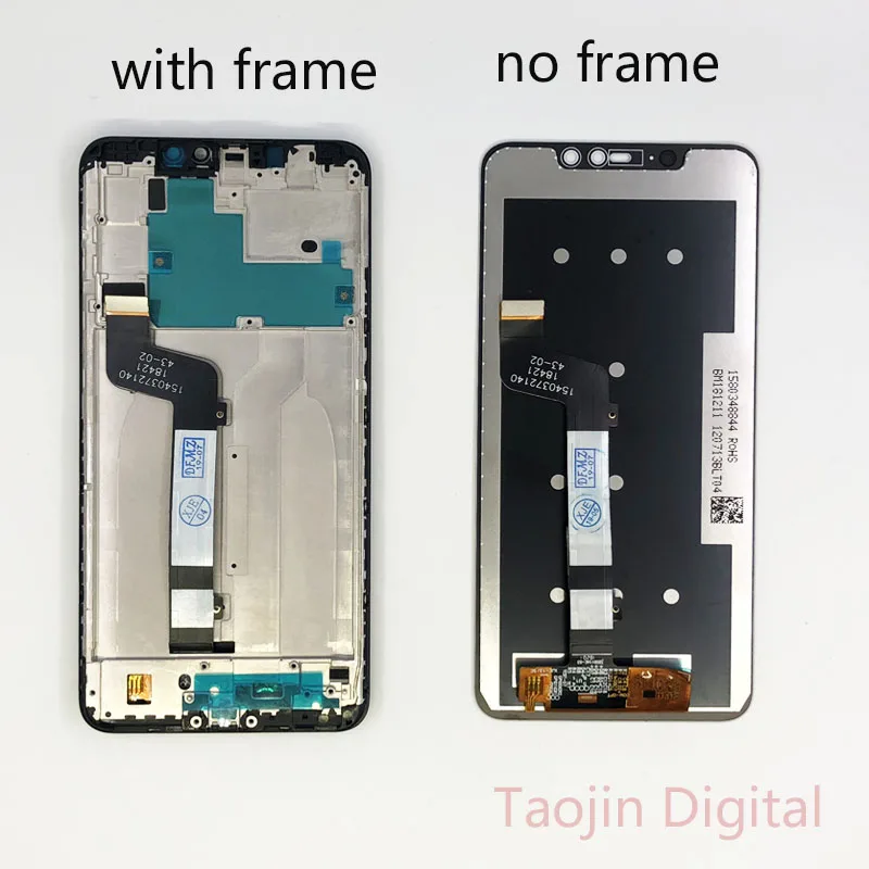 Оригинальный дисплей для Xiaomi Redmi Note 6 Pro сменный ЖК с сенсорным экраном и рамкой