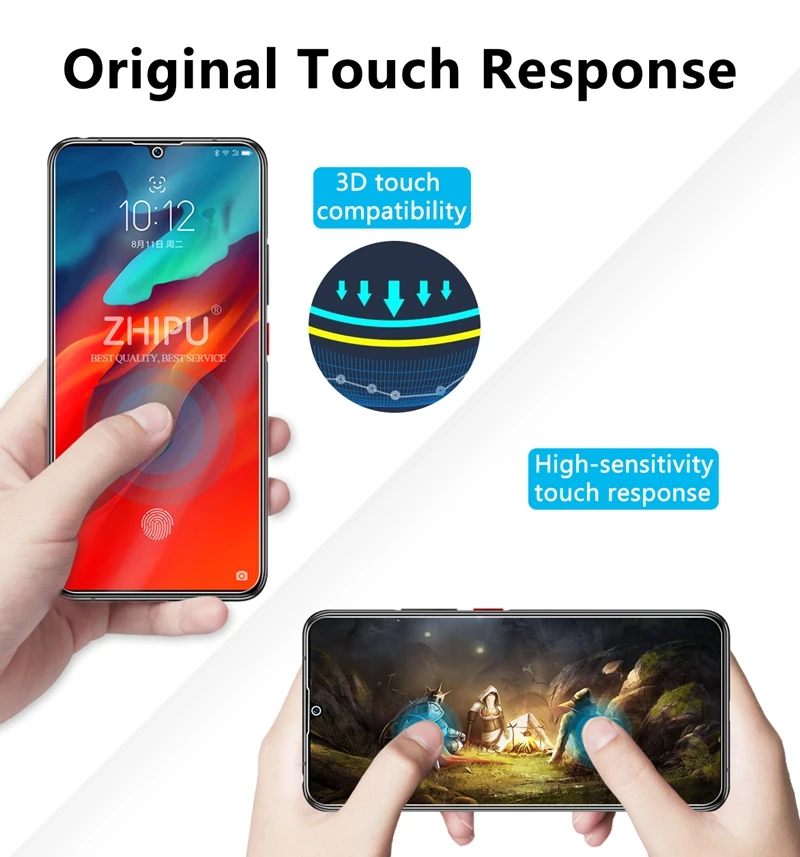 Защитная пленка 2.5D 9H премиум для экрана Lenovo Z6 Pro