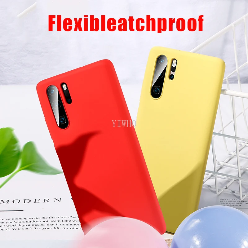Жидкий силиконовый чехол для huawei P30 Pro Lite тонкий мягкий чехол для телефона huawei Гавайи Huawai Huwai P30PRO Light