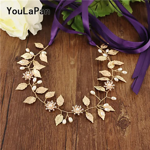 Purple ribbon YouLaPan SH110 Быстрая Свадебный ремень аксессуары золотые листья и сплав цветок тонкие свадебные ленты и пояса для невесты - Цвет: Purple ribbon