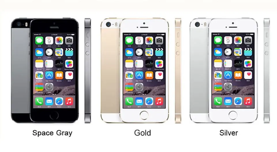 Заводской разблокированный Apple iPhone 5S 16 Гб/32 ГБ/64 Гб rom 4,0 дюймов 8 Мп отпечаток пальца IOS Touch ID iCloud App Store wifi gps 5S