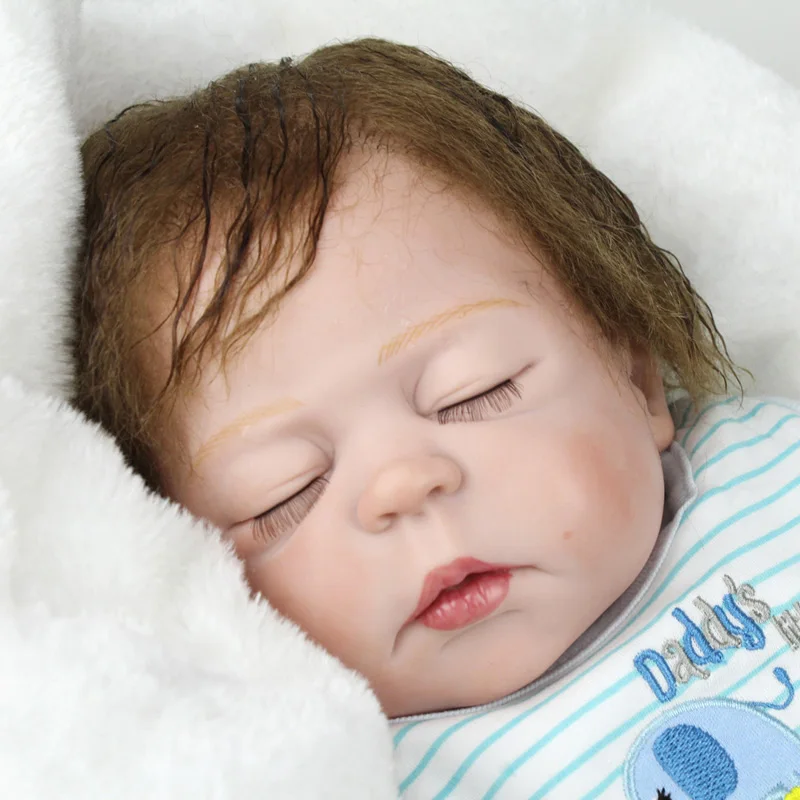 23 &quot57 см силиконовая кукла для новорожденных мальчиков bebe reborn menino bonecas подарок