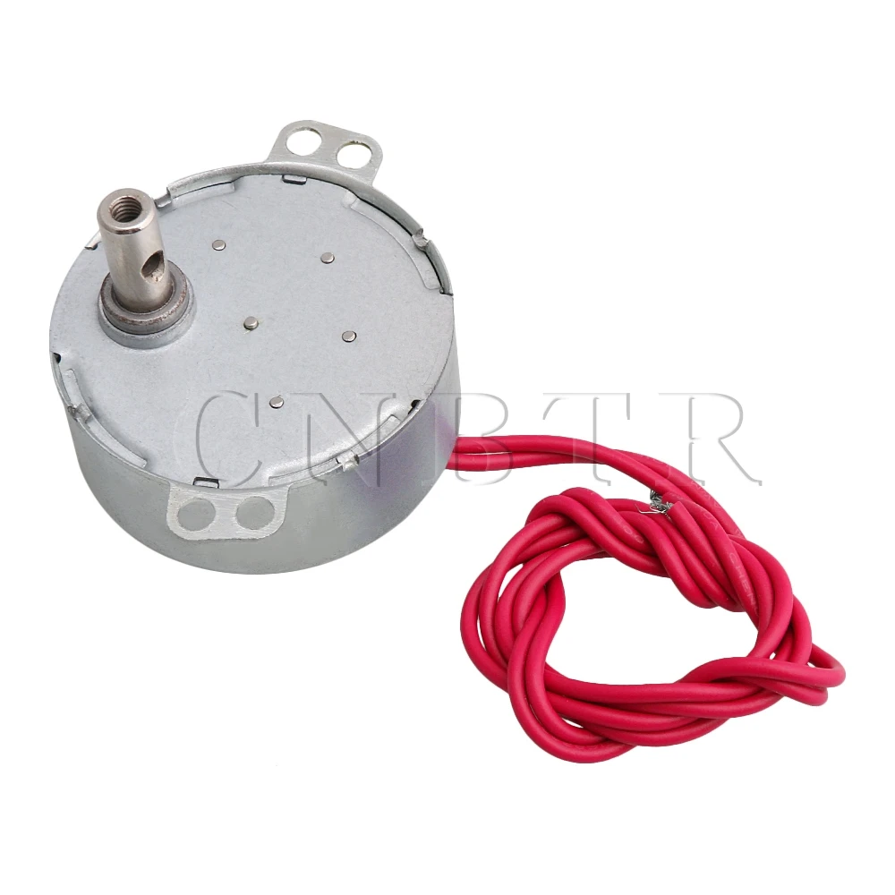 CNBTR AC12V 0.9-1RPM Synchronous Motor Gear Speed Reduction Gear Motor 12KGF.CM Torque for Craft DIY