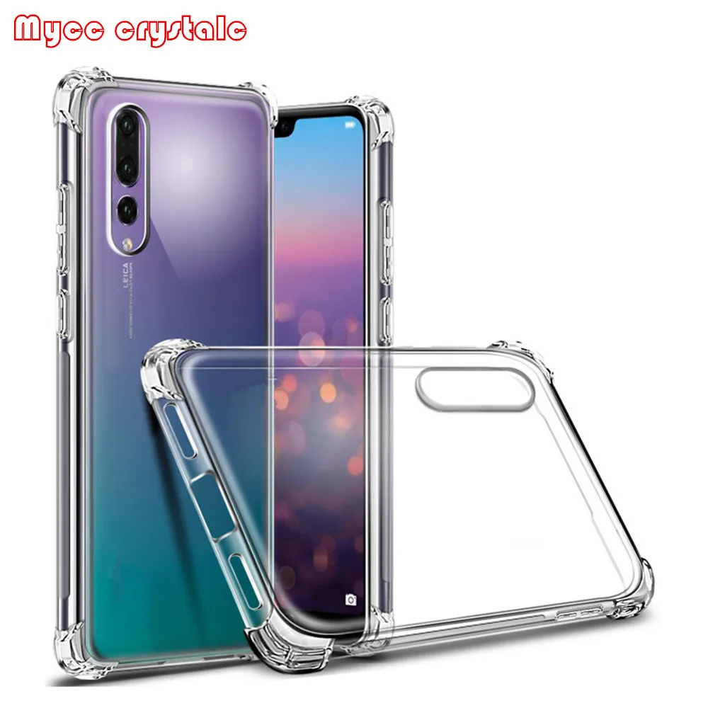 Чехол с "воздушной подушкой" huawei Honor View 30 20 20s 9X P30 P20 mate 30 20 Lite Nova 5T Pro прозрачный мягкий ТПУ противоударный чехол-накладка