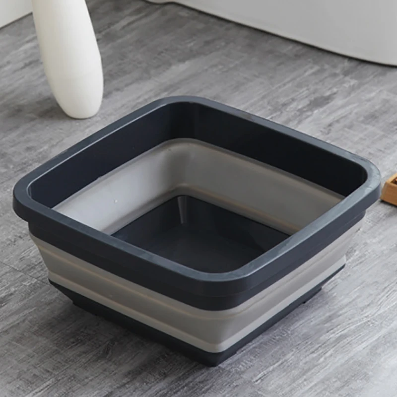 

Fruit Vegetable WashingBasins Kitchen Product Supply Folding Sink Drain basket Travel Outdoor Camp Portale Basins JJJQJ30