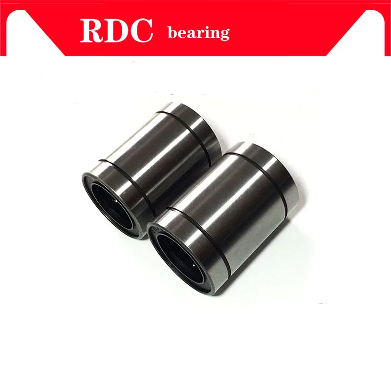 

High quality 2pcs/lot Linear Ball Bearings LM6LUU LM8LUU LM10LUU LM12LUU 6mm 8mm 10 Part Bush Bushing 3D Printers Parts