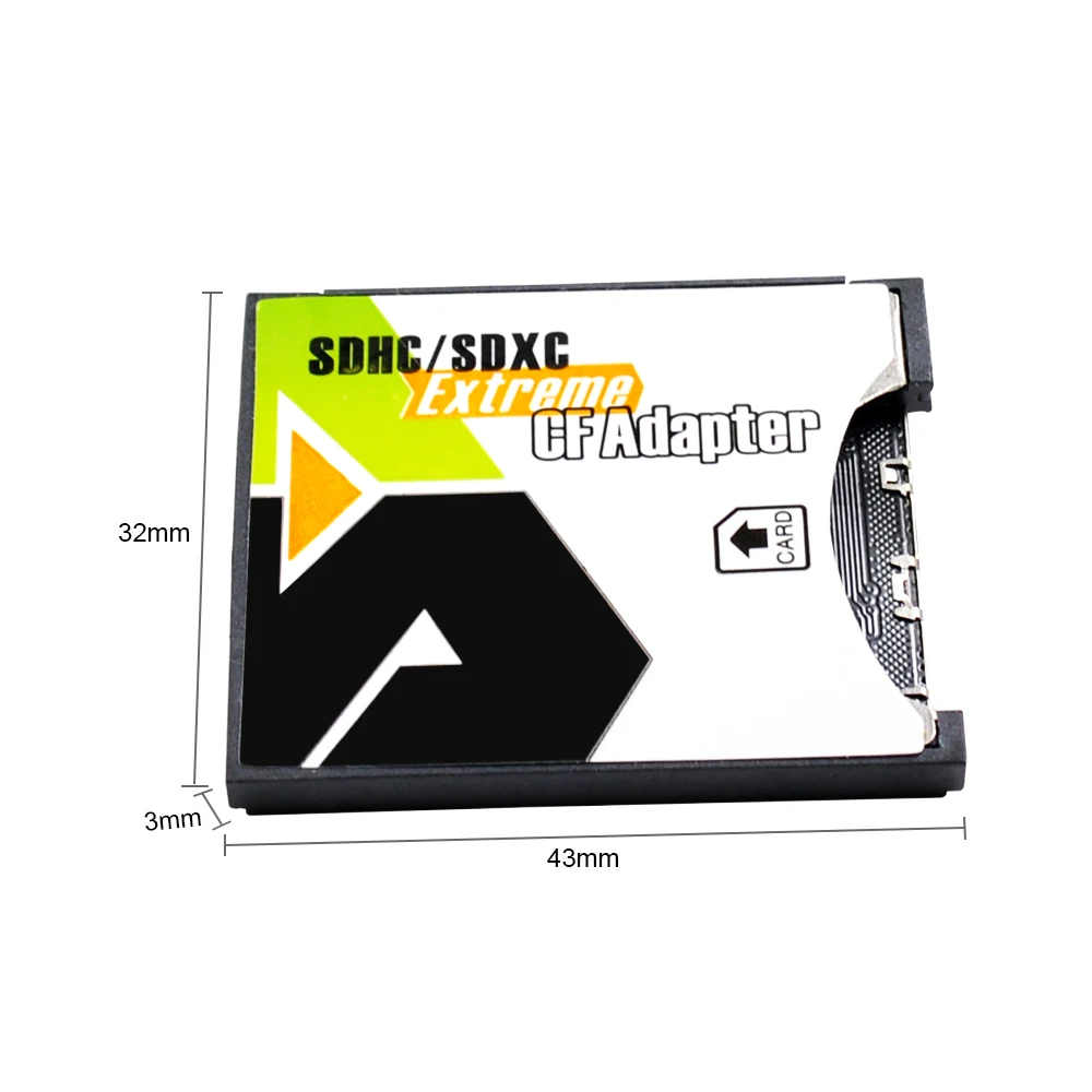 CHIPAL Single Slot Micro SD to CF Card Adapter MicroSD SDXC SDHC Standard Compact Type I Memory Cardreader Converter | Компьютеры и