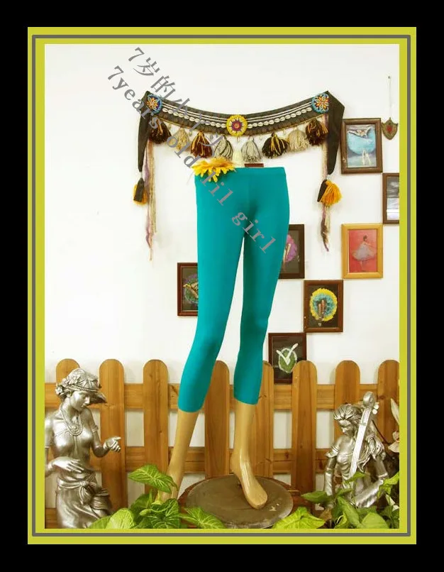 

Lycra Cotton Belly Dance Yoga Tight Capri Pants Tight-Fitting Dody-Buiding Fitness Trousers Slim Leggings AG98-103