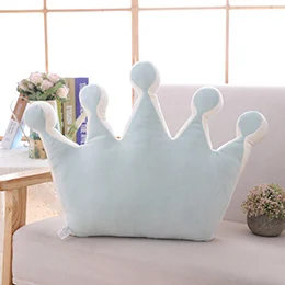 Five-point green Корона в форме подушки мягкие трехточечный, кольца в виде пятиконечной Корона принца, принцессы Декор плюшевая подушка диван кресло фиолетовый/желтый/розовый/серый - Цвет: Five-point green