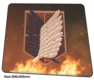 Attack on titan коврик для мыши с изображением 300x250x3mm коврик для игровой мыши большие gamer Коврик Для Мыши pad Лидер продаж компьютерный стол padmouse клавиатура крупные коврики для игры