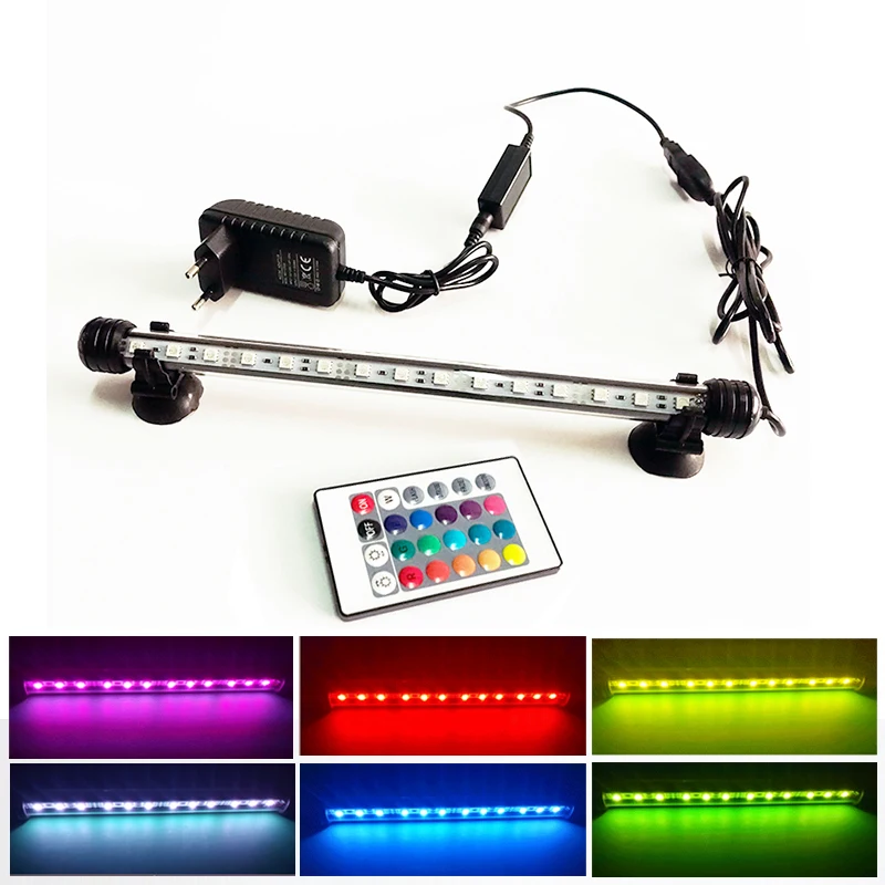 

Aquarium LED Bar Light Waterproof Fish Tank Light Underwater Aquario Lamp Aquariums Decor Lighting 110V / 220V EU Power
