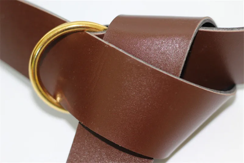 Ремень из искусственной кожи для косплея тонкий пояс в средневековом стиле