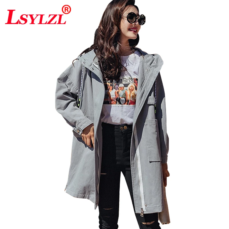 С капюшоном на молнии новинка 2018 Офисная Женская одежда Осенняя верхняя Тонкий