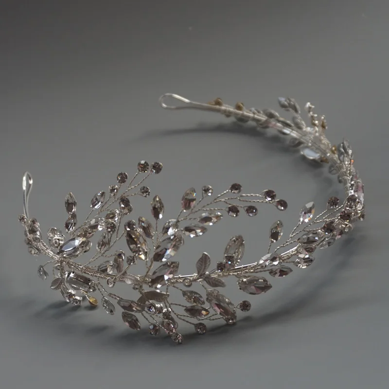 6 шт./лот Свадебная повязка на голову с кристаллами тиара ручной работы Свадебный