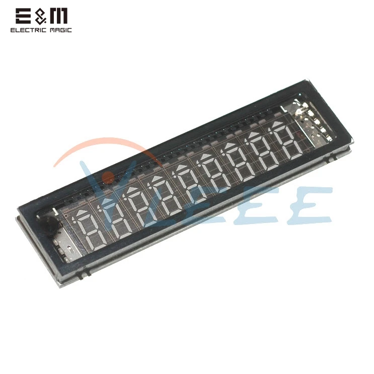 Модуль VFD 98*25 мм экран 12*8 бит 7 сегментная Цифровая печатная плата вакуумный