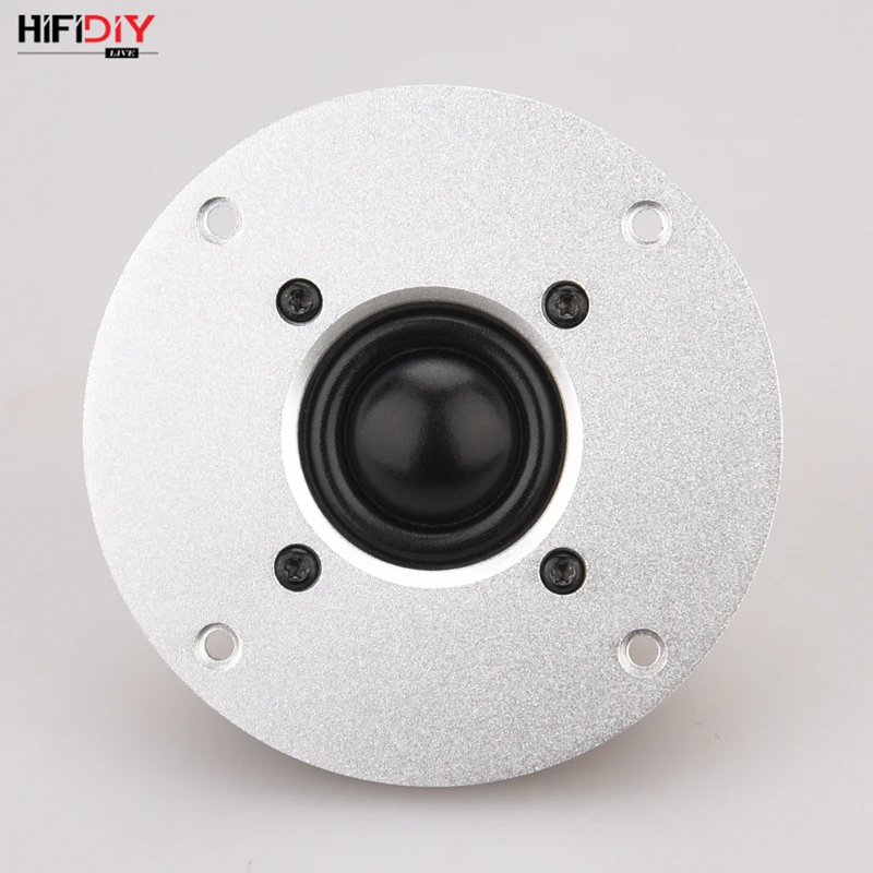 4-дюймовый динамик-динамик HIFIDIYLIVE Q1II алюминиевая панель черная шелковая мембрана