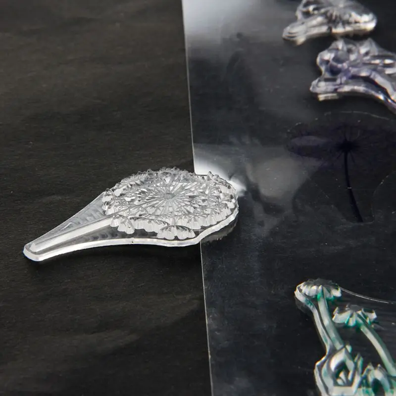 Одуванчик силиконовый прозрачный печать DIY Скрапбукинг рельефная фотография