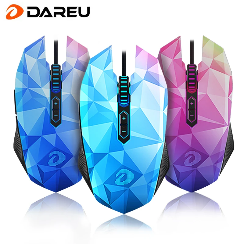 Новое поступление DAREU EM925pro USB оптическая игровая мышь 10800 dpi 7 кнопок компьютерная ПК геймерская Волшебная мышь со светодиодной подсветкой