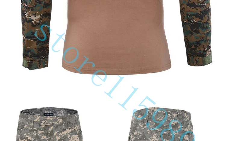 Американская военная Униформа tatico tacticalarmy боевая рубашка мультикам militar tactico camisas Военная Мужская одежда