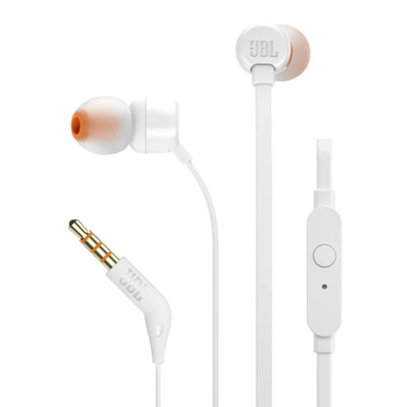 JBL T110 оригинальные наушники вкладыши спортивные музыкальные чистые Hi Fi басы