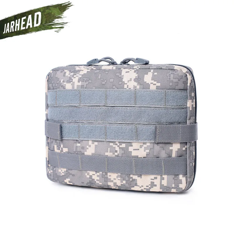 ACU 1000D Тактический Molle Чехол нейлоновый черный тактический Чехол большой органайзер для журналов универсальный телефонный медик поясная Сумка EDC Molle чехлы - Цвет: ACU