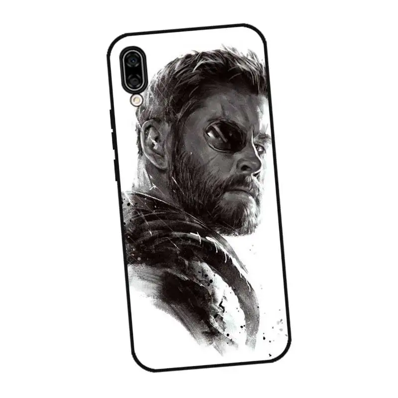 P223 Thor Black Silicone Case Cover For Huawei Honor 8C 8X 9 10 20i V10 V20 Note10 Max Lite Magic2 | Mobile Phone Cases &amp Covers