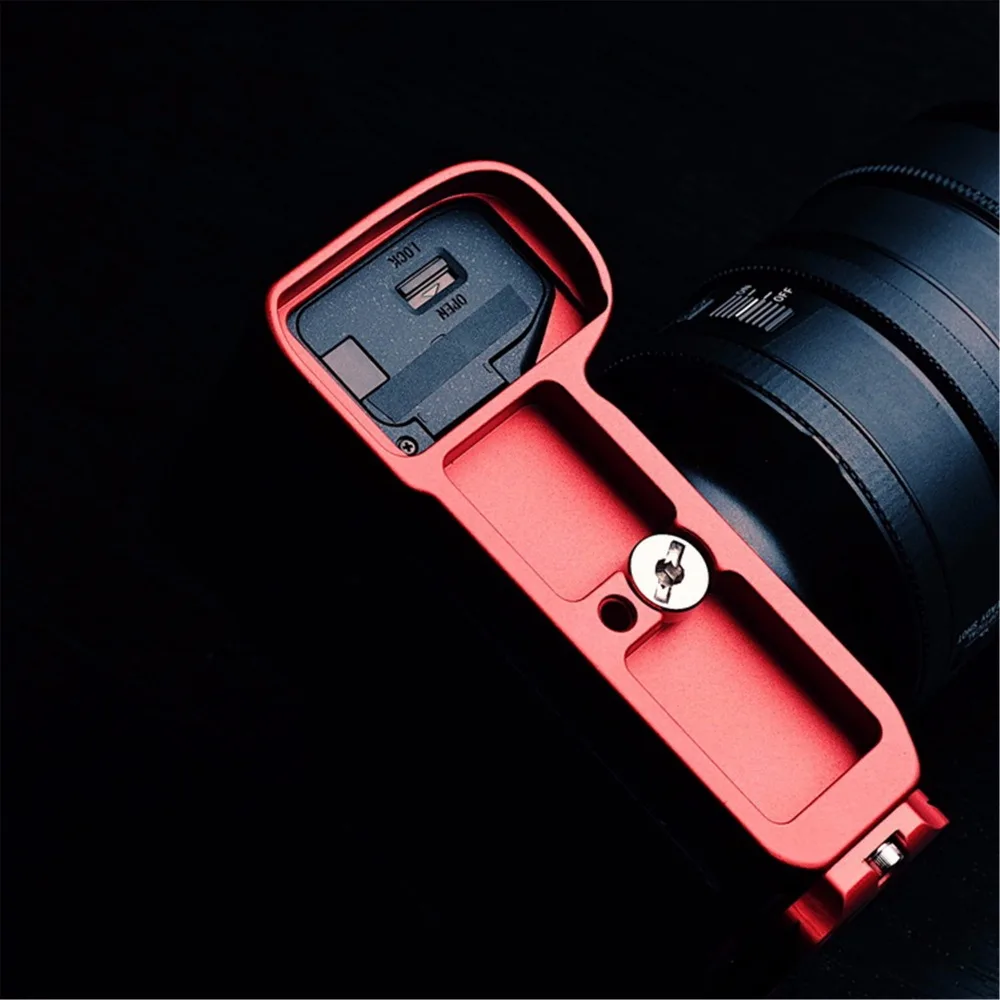 Красный быстросъемный l-образный кронштейн с рукояткой для sony A9 A7m3 A7RIII ILCE-7RM3 A7R MKIII ARCA SWISS SUNWAYFOTO BENRO