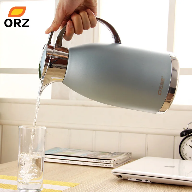 ORZ 2L термос из нержавеющей стали бутылка для кофе и чая вакуумная колба горячей