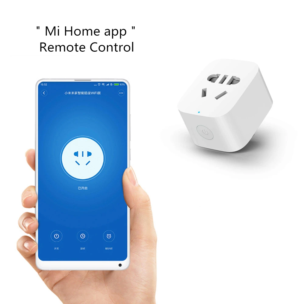 Оригинальный Xiaomi MiJia умный WiFi Разъем питания беспроводное приложение