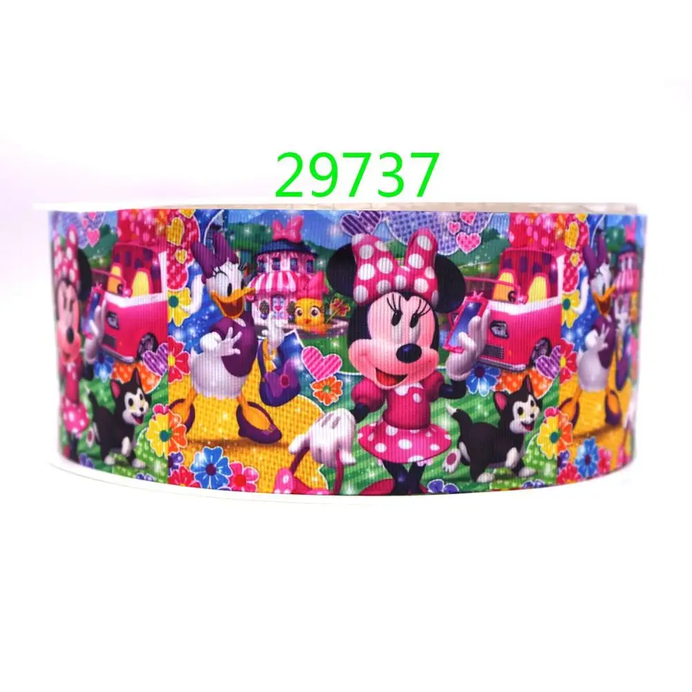 29737 50 ярдов мультфильм печатных корсажная лента 29313 - Цвет: 29737