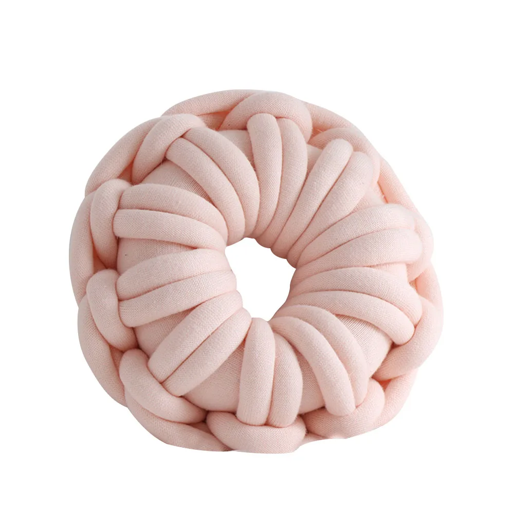 pink Модная плюшевая подушка для дивана ручной работы, декоративная подушка для дома, украшение детской комнаты, подушка на спинку стула PO3 - Цвет: pink
