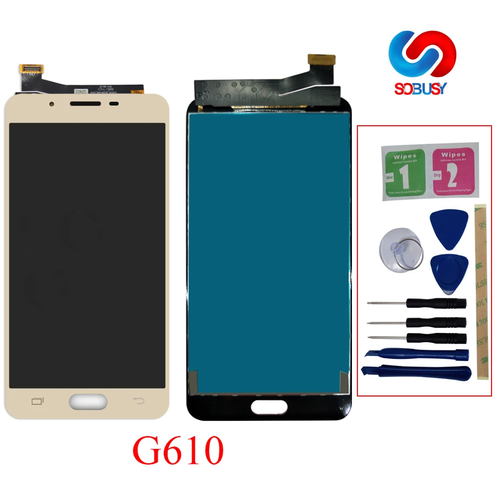 ЖК-экран для SAMSUNG Galaxy J7 Prime 2016 G610 G610F G610M G610K G610L G610Y ЖК-дисплей кодирующий
