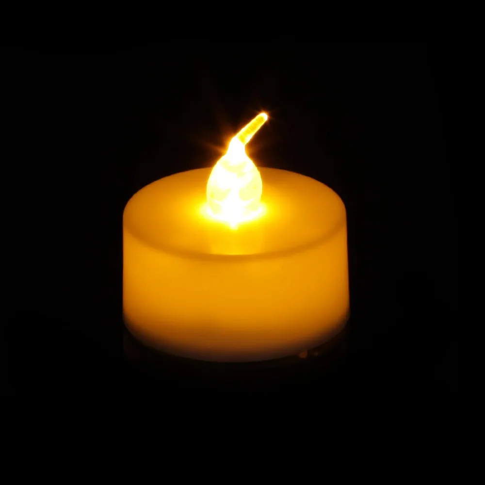 Беспламенная Электронная светодиодная свеча светильник для чая декор