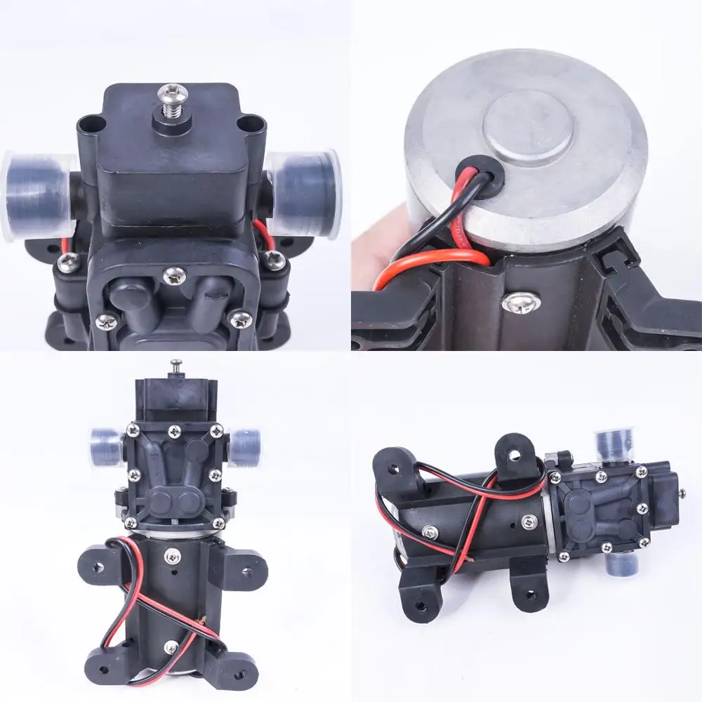 DC 24 V 100 W 130PSI 8L/мин мембранный самовсасывающий насос высокого давления для воды сельскохозяйственный Электрический водяной насос Автомойка спрей