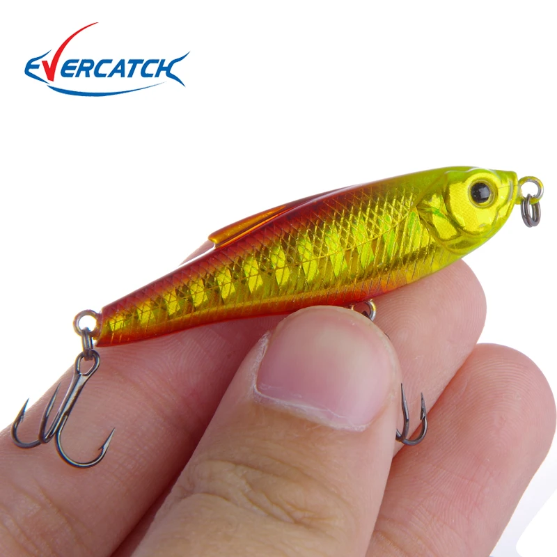 EVERCATCH 2018 воблеры качественные 4.4г/48мм жесткая приманка Minnow Crank Popper Stik рыболовные приманки для басса пресной и соленой воды VMC крючки на.