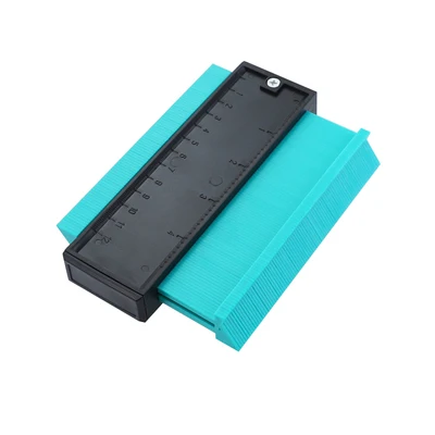 5 inch green 5 дюймов/10 дюймов контурный Калибр шифрование дуговой измерительной линейки Метрическая дюймовая неправильная контурная линейка профильный Калибр копировальный образец - Цвет: 5 inch green