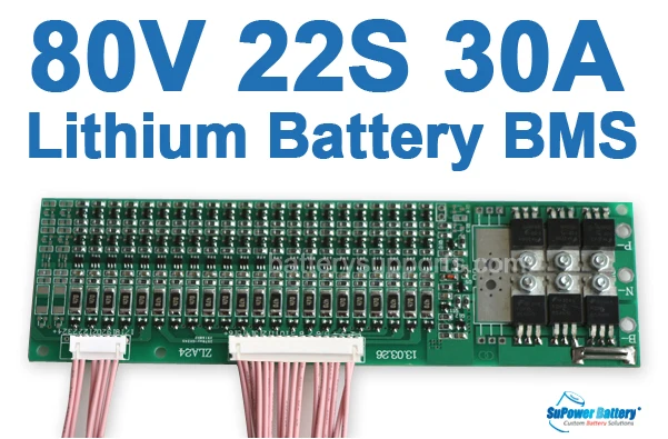 SuPower 22S 79 2 в 80 92 30 А литий ионная литиевая батарея LiPo система управления BMS баланс PCB
