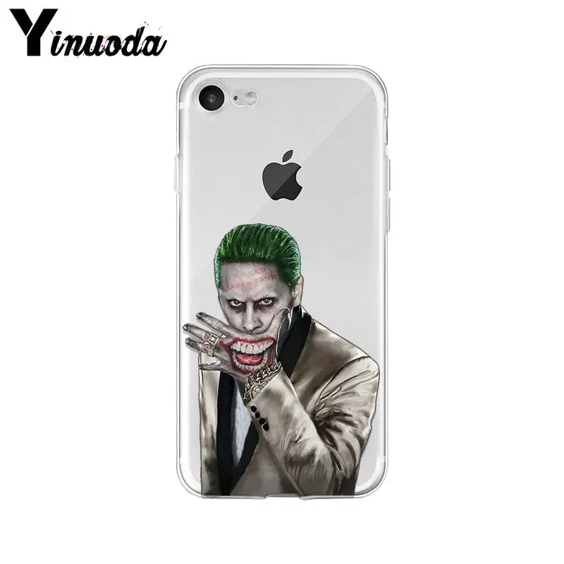 Yinuoda Harley Quinn Joker 2018 новый роскошный модный Чехол для мобильного телефона Apple iPhone 8 7 6