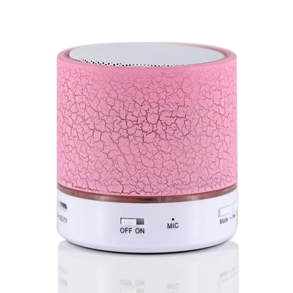 Новый светодиодный мини Bluetooth Динамик A9 TF USB FM Беспроводной Портативный музыка